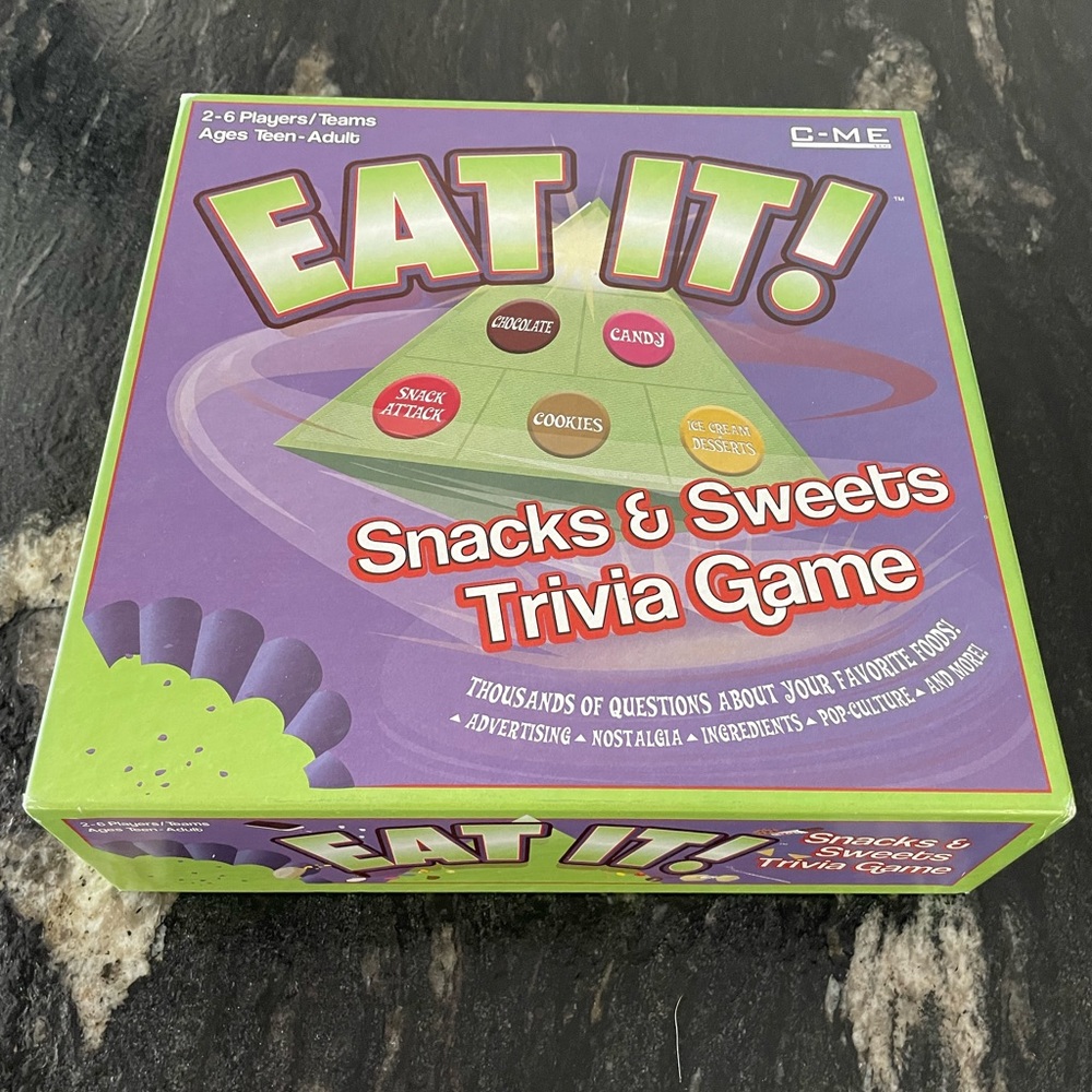EAT IT!  Snacks & Treats Trivia Game
